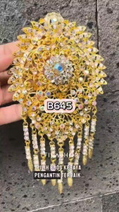 Bros Kebaya Besar Bros Kebaya Pengantin Brow Permata Mewah Bros Jurai Besar B645 B640 B641 B643
