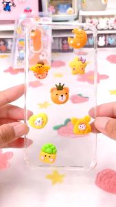 Eatkit 3D Sticker Kartun Lucu Manik Tempel Botol Minum Karakter Esthetic Stiker Timbul Aksesoris