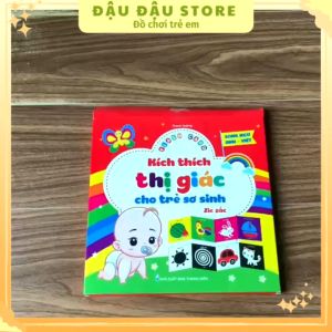 Trọn bộ Flash Card Kích Thích Thị Giác - Zíc Zắc Cho Bé 0-1 Tuổi Thẻ In 2 Mặt tổng 40 tranh Đậu Đậu Store