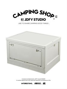 Outdoor Camping Car Storage Box Side Open Foldable Organizer for Vehicle Use Home Automotive Plastic Storage Container