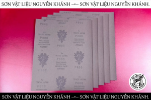 Giấy Nhám Nước KOVAX P800 Chà Mịn Sơn Matit Đánh Tinh Bề Mặt – Phân Loại 1 Tờ / 3 Tờ / 5 Tờ