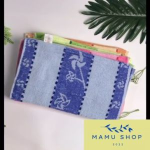 Khăn mặt gội đầu dày cotton cao cấp Mamu shop mềm mịn không ra màu 30x70cm M25