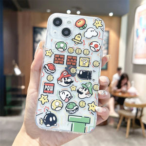 Cartoon Toy Story Silicone Phone Case Full Cover Anti-Fall for Apple 14Promax iPhone 13 Mario 12Mini New 11 Couple 17 Womens iPhone 8Plus Protection