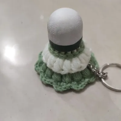 Handcrafted Badminton Shuttlecock Keychain Backpack Pendant Birthday Anniversary Gift for Couples And Best Friends