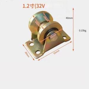 Bánh Xe Ròng Rọc Cửa Trượt Rãnh Hình Chữ V Bánh Xe Cố Định Cho Cửa Trượt Đường Ray Đảo Ngược Khả Năng Chịu Tải Bằng Thép 200kg
