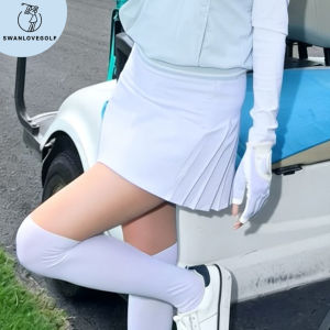 SWAN LOVE GOLF | New Summer Ice-silk Sun Protection Dress with Faux Double Layer