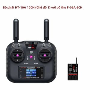 Bộ Phát Đa Chức Năng HOTRC HT-10A 2.4G 10CH Với Điều Khiển Từ Xa Mode1/2/3 Dành Cho Máy Bay Điều Khiển Từ Xa F-06A F-08A F-10A