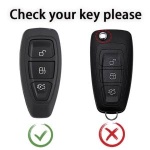 3 Buttons Remote TPU Smart Car Key Case for Ford Focus C-Max Mondeo Kuga Fiesta Focus Titanium Fob Auto Keys Shell Protector