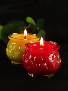 เทียนดอกบัว เทียนประทีป จุดต่อเนื่องได้ 20-24ชั่วโมง เหมาะสำหรับจุดบูชาพระ ไม่มีกลิ่น ไร้ควัน