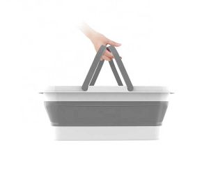 Collapsible Mop Bucket/Long Plastic Rectangular Handy Baskets/Mop Bucket/Baldi Lipat/Tong Air