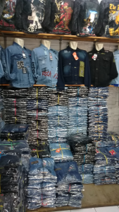 Jaket Jeans Cowok Kombinasi Hoodie Sandwash S-XL Terbaru Keren Stylish Trend