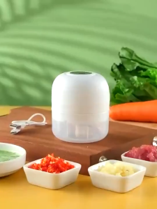 Baby Food Blender Wireless and Portable Food Cook Processor Garlic Meet Cutter 250ml