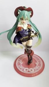 Bandai | Exquisite Multi‑Pose Miku Character Desktop Figure Decorative Table‑Top Ornament for Home Layout and Hobby Collection Display