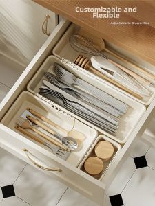 AMU·PIGGY | Adjustable Storage Box Drawer Organizer