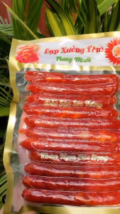 1kg Lạp xưởng tôm trứng muối đặc sản Sóc Trăng lạp xưởng tôm loại ngon đặc biệt với tỉ lệ tôm 90% nhiều trứng muối béo bùi