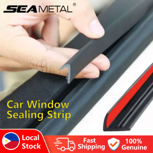 SEAMETAL Car Side Window Seal Strip Rubber Auto Window Gap Filler Protector Strips Noise Insulation Waterproof