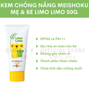 Kem chống nắng cho bé mẹ và trẻ em Meishoku Limo Limo 50g Nhật Bản