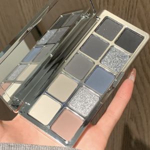 SHEDELLA New Ten Color Eyeshadow Palette Matte Sparkling Pearl Cement Grey Smoke Eyeshadow Any Skin Type Chinese Manufacturer