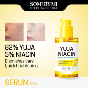 Some By Mi Yuja Niacin 30 Days Blemish Care Serum | All Skin Type | Niacinamide | Brightening | Lightens Dark Spots | Targets Hyperpigmentation