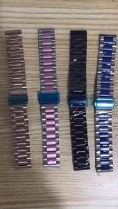 18mm 22mm 20mm Watch Band For Samsung Galaxy Watch 7/6/5/4/3 40mm 44mm S3 Active2 Huawei Watch GT4 GT3 Gt2e Stainless Steel Band