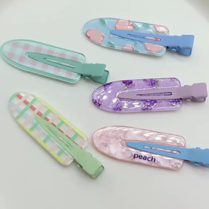 BF-C1378 Jepit Rambut Poni Wanita Model Seamless Motif Lucu Aesthetic / Jepitan Rambut Korean Style