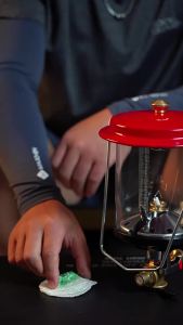 Campingmoon | CAMPINGMOON Portable Windproof Lantern with Bag Aluminum Alloy Butane Camping Gas Lamp T-9 T-9-S New Arrival Outdoor Camping Gea