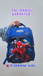 Tas Ransel Anak 3D Motif Timbul / Tas Tabung Premium Anak SD Perempuan