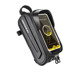 1L Đầu Sườn trước khung vỏ cứng chống nước khung Trước Xe Đạp Túi tàu sân bay gói với lỗ cắm tai nghe loại phản chiếu thiết bị xe đạp