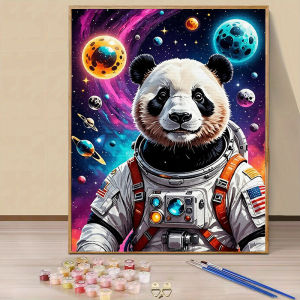KAYOU | Acrylic Paint By Numbers Panda Animals Painting By Numbers on Canvas Coloring By Number for Adults Paint Digital Art