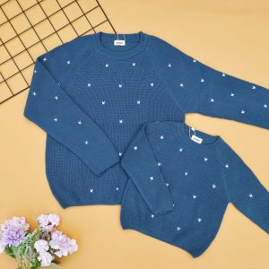 {HAZEERA} Sweater / Baju Couple Ibu dan anak 1-10 tahun / Kaka dan adik