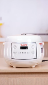 Nồi Cơm Điện Tử Biết Nói MSCookerAI Masuto 15L - Lòng Nồi Ceramic Chống Dính Cao Cấp Tích Hợp 7 Chức Năng