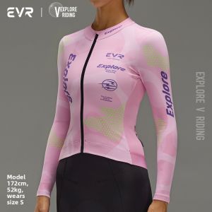 evr | Warm & Slimming Fleece Cycling Top