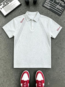 LIUBU | Embroidered Short Sleeve Polo Shirt for Men