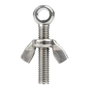 BAODEFENG | Stainless Steel Adjustable Eye Bolt with Wing Nut Set