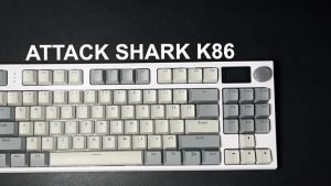 Attack Shark K86 เคียงแคปไทย คีย์บอร์ดไร้สาย 87 คีย์ แป้นพิมพ์เล่นเกม สำหรับ PC กับ IOS