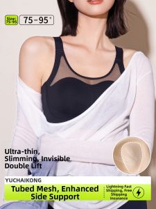 Large Size Lifting & Seamless Minimizer Bra Thin Mesh Design
