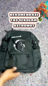 Tas Sekolah Anak Laki-laki SD Tas Astronot Free Raincover - Ransel Anak Cowok Cewek Terbaru Termurah