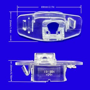 HD Rear View Camera Bracket License Plate Lights Housing Mount Fits Honda Accord Spirior Civic City RDX Ciimo Crider Everus..