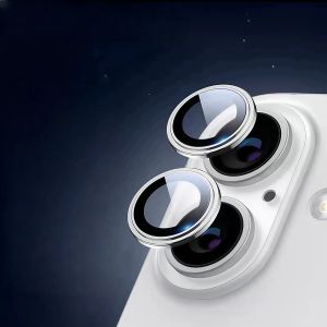 2-3Pcs Rose Camera Metal Ring Protector For 16 Plus 17 Promax Back Lens Tempered Glass For IPhone16 Plus Lens Cover Accessories