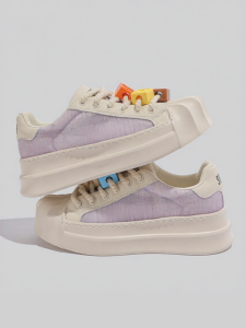 Semir | Giày Sneaker Nữ Đế Dày Thoáng Khí Lưới Đính Cườm Mũi Vỏ Sò