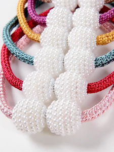 1Pcs Multi Colored Pearl Ball Curtainstie Clips Decorative Ropesstrap Accessriescurtain Clips