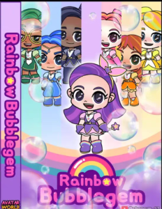 Rainbow Bubble Avatar Collaborative Blind Bag with Quiet Book Concentration Handmade Diy Toy Book for Children Creative Crafts