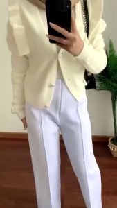 Celana Kulot Scuba Cubit Kulot Highwaist Garis Tulang Bahan Scuba Premium Standar dan Jumbo