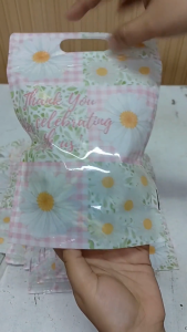 10pcs Daisy Flower Theme Candy Bag Lootbags Birthday Party Favors Gift Bags Ziplock Packaging