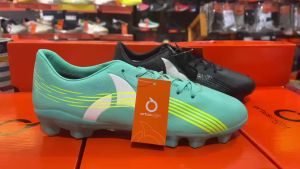 Sepatu Bola Ortuseight Horizon FG // Aqua Lime // White Ortrange // Black Terbaru
