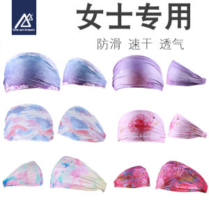 Wide Sweat Absorbent Yoga Headband Womens Fitness Running Headband Quick Dry Badminton Sport Headband Anti Slip Hairband