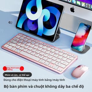 TOZOYO | Bộ Bàn Phím và Chuột Văn Phòng Di Động Không Ồn cho Thiết Bị Apple