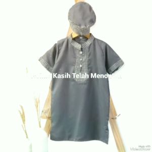 Jubah Aqiqah Anak Bayi Terbaru Free Peci Usia 0-4 Tahun / Baju Muslim Anak Bayi Laki-Laki
