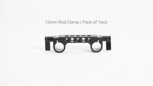 SmallRig 2061 Super Lightweight 15mm Railblock Rail Block Rod Clamp for 15mm Rod Camera Rig Shoulder Support (2pcs Pack)