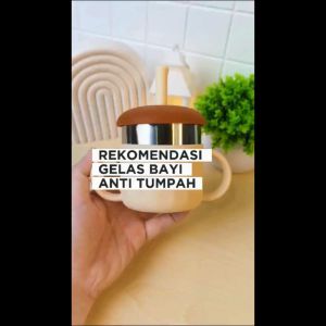 ELSHIE – Premium Stainless Steel Silicone Training Cup | Tempat Minum Gelas Anak Bayi MPASI BPA FREE
